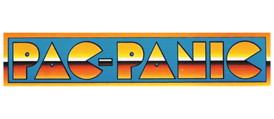 Pac-Panic logo for Sega Mega Drive